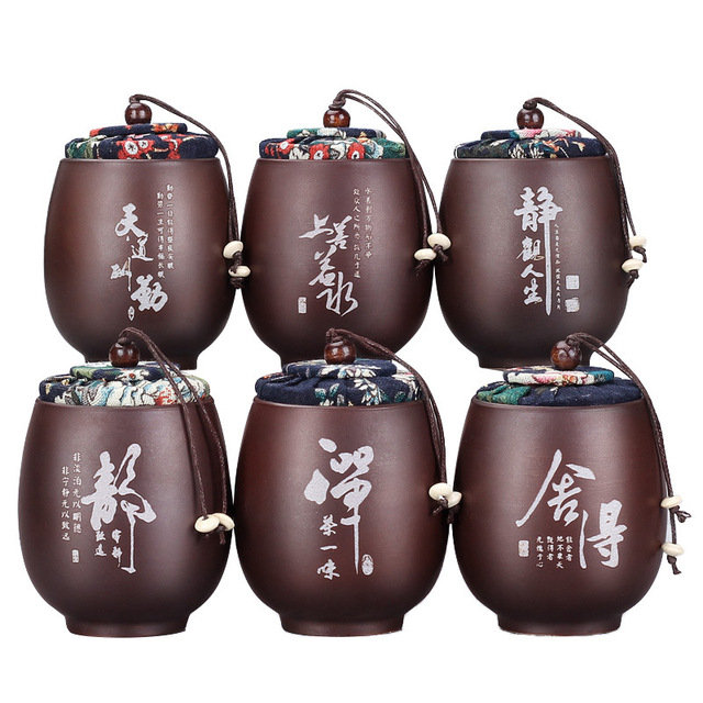 Mini ceramiczny słoik podróży zielona herbata Pu'er - Wianko - 32