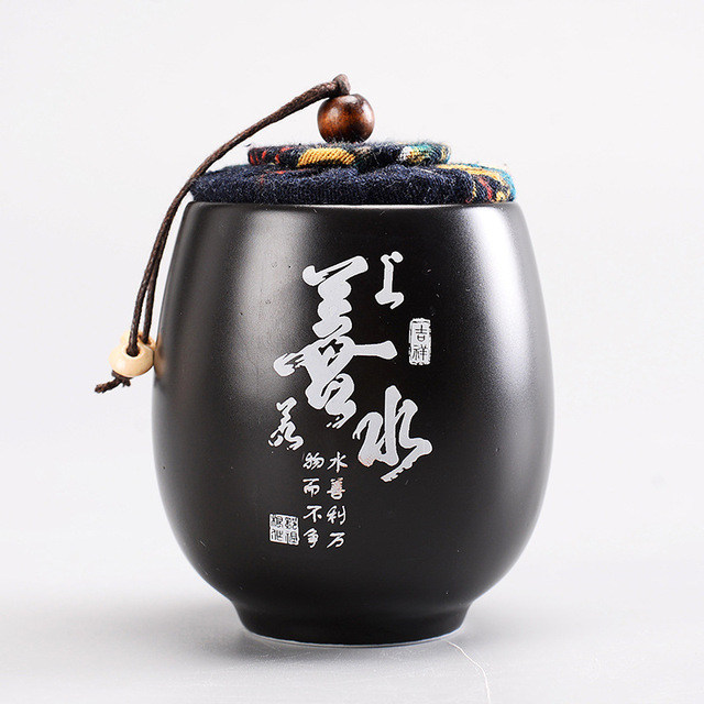 Mini ceramiczny słoik podróży zielona herbata Pu'er - Wianko - 44