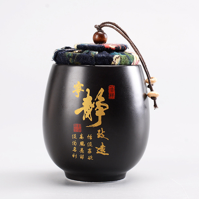 Mini ceramiczny słoik podróży zielona herbata Pu'er - Wianko - 43