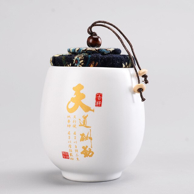 Mini ceramiczny słoik podróży zielona herbata Pu'er - Wianko - 23