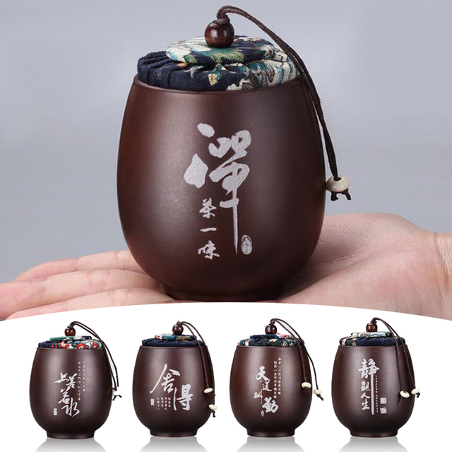 Mini ceramiczny słoik podróży zielona herbata Pu'er - Wianko - 26