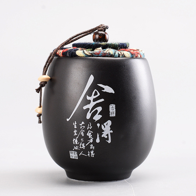 Mini ceramiczny słoik podróży zielona herbata Pu'er - Wianko - 45