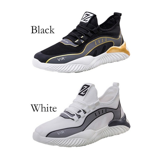 Męskie buty z gumową podeszwą, tenisówki zwiększające siatkę oddychającą, wulkanizowane buty z grubą podeszwą, sznurowane, damskie, platforma - 2021 - Wianko - 24