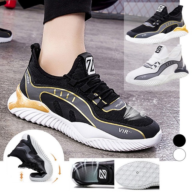 Męskie buty z gumową podeszwą, tenisówki zwiększające siatkę oddychającą, wulkanizowane buty z grubą podeszwą, sznurowane, damskie, platforma - 2021 - Wianko - 23