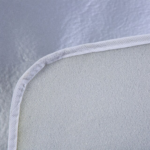 Jednolita, odporna na ciepło i przebicie, elastyczna pokrywa na deskę do prasowania, wyściełana srebrem antypoślizgowym - Wianko - 8