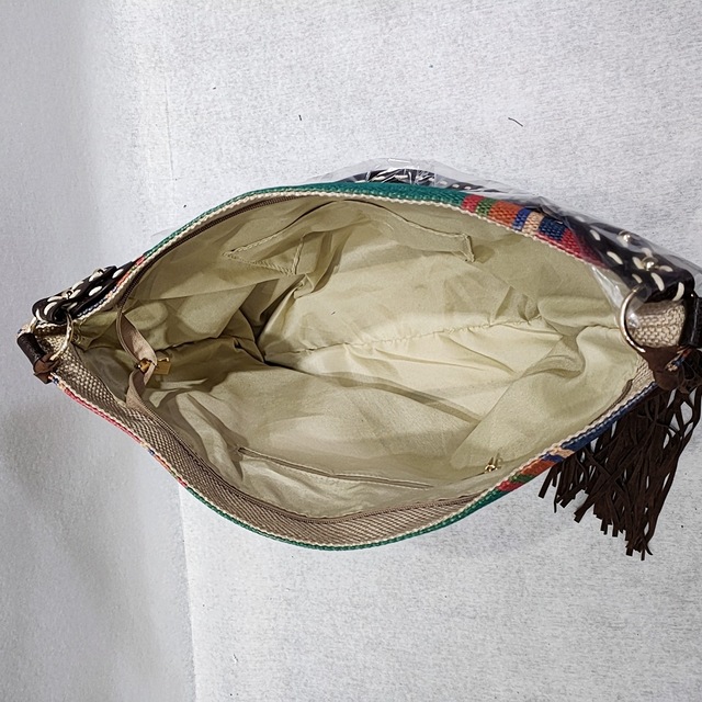Damska torebka z unikalnym boho stylem, dużą pojemnością na zakupy i podróże, wykonana z materiału Canvas w retro design. Idealny prezent dla dziewczynek - Wianko - 28