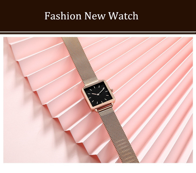 Luksusowy zegarek damski 2020 z prostym designem - stalowa bransoletka, mechanizm kwarcowy - Wianko - 5