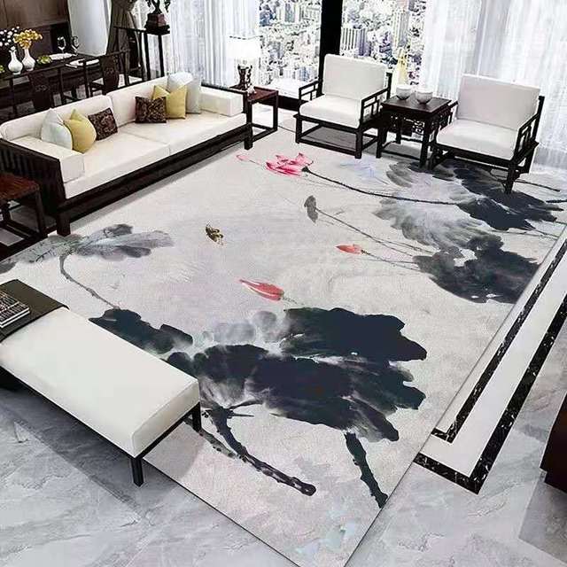 Klasyczne dywaniki do salonu - mata antypoślizgowa, doskonałe na wystrój pokoju, dla dzieci i w sypialni - luksusowy dywan - Wianko - 15