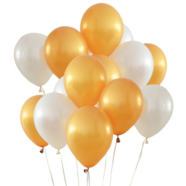 Partia 100 białych lateksowych balonów dekoracyjnych na ślub i urodziny, rozmiar 10 Cal, 1.5g - Wianko - 6