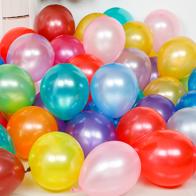 Partia 100 białych lateksowych balonów dekoracyjnych na ślub i urodziny, rozmiar 10 Cal, 1.5g - Wianko - 11