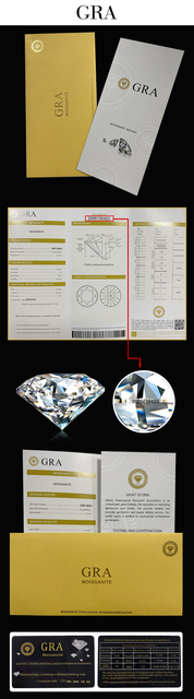 Kolczyki Szjinao D kolor 2 Carat Moissanite, 100% srebro 925, certyfikat ślubny/prezent zaręczynowy - Wianko - 8