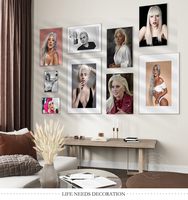 Obraz na płótnie Lady Gaga - dekoracja ściany i obraz dekoracyjny do salonu domowego - Wianko - 4