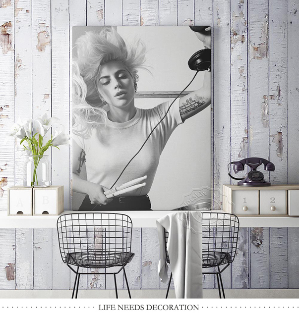 Obraz na płótnie Lady Gaga - dekoracja ściany i obraz dekoracyjny do salonu domowego - Wianko - 6