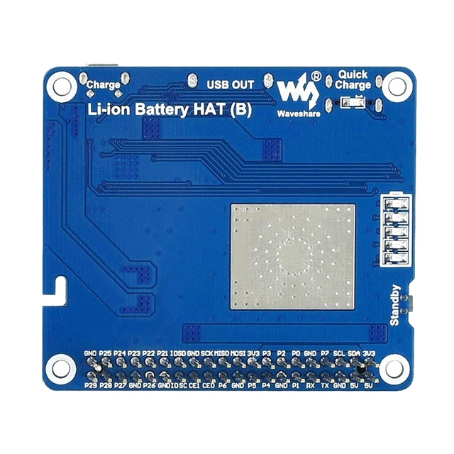 Akumulator litowo-polimerowy Waveshare 3000mAh do Raspberry Pi zintegrowany z układem SW6106 - Wianko - 4