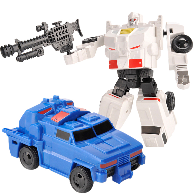 Nowe zabawki dla chłopca: Mini samochód Robot - edukacyjna figurka plastikowa, model do deformacji» - Wianko - 27