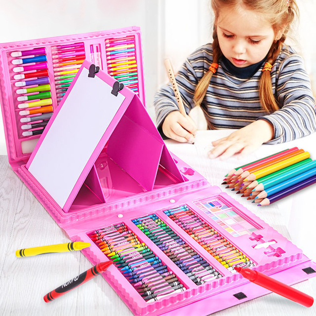 Zestaw Kolorowych Ołówków Kid Draw - 208, 150, 42 sztuki - Wianko - 6