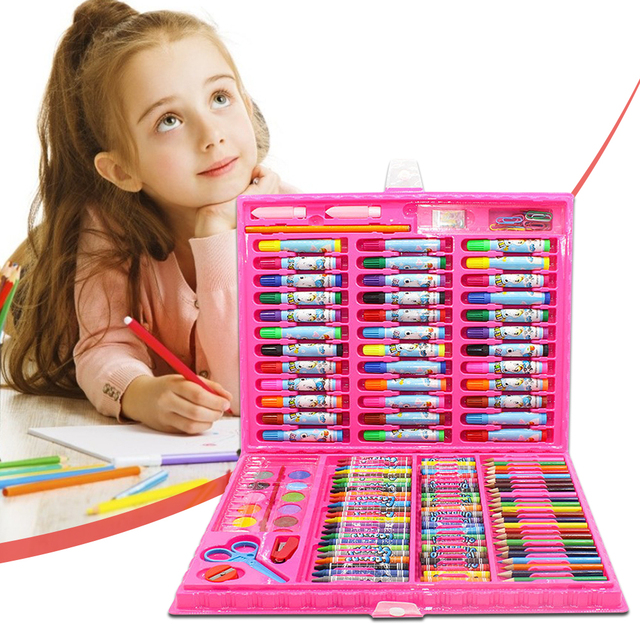 Zestaw Kolorowych Ołówków Kid Draw - 208, 150, 42 sztuki - Wianko - 9