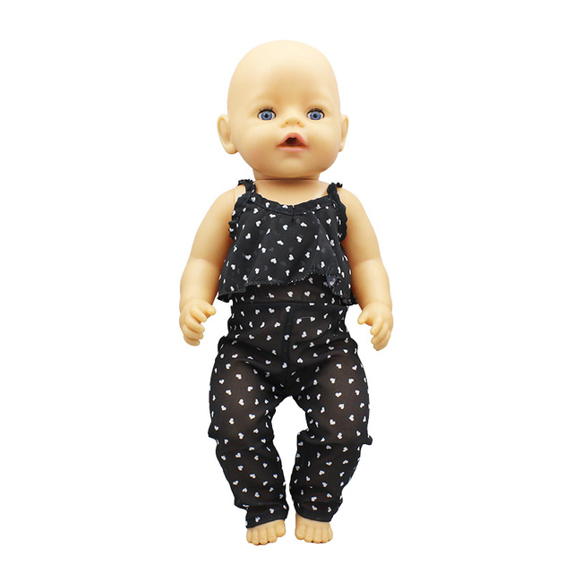 Nowe letnie ubranka w stylu garnituru dla lalki 43cm - idealne dla lalki zapf lub reborn Doll - Wianko - 1