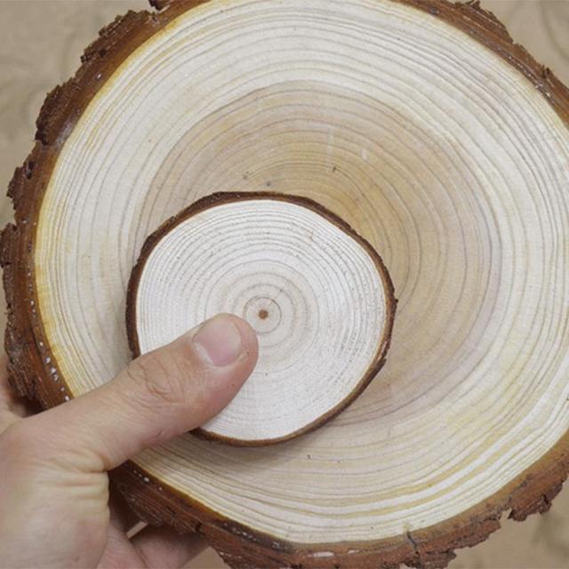 Tarcza do cięcia drewna 3-14 cm - koło drewniane do rzemiosła i dekoracji Boże Narodzenie - Wianko - 8