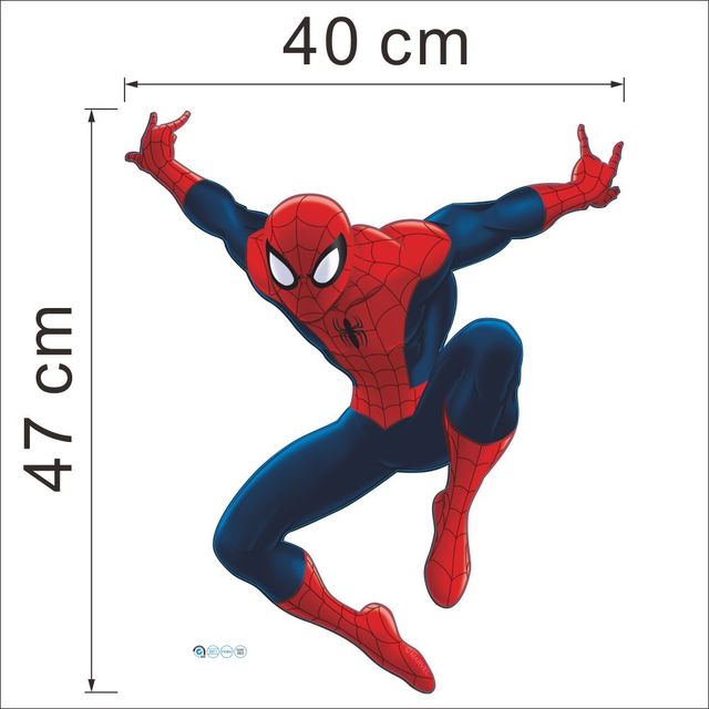 Superbohaterowie Spiderman - 3D naklejki ścienne do dekoracji pokoju dziecięcego i sypialni - Wianko - 15