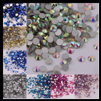 Kryształki bez kleju 3D Nail Art Shining Flatback Strass szklane kamienie dekoracyjne - Wianko - 100