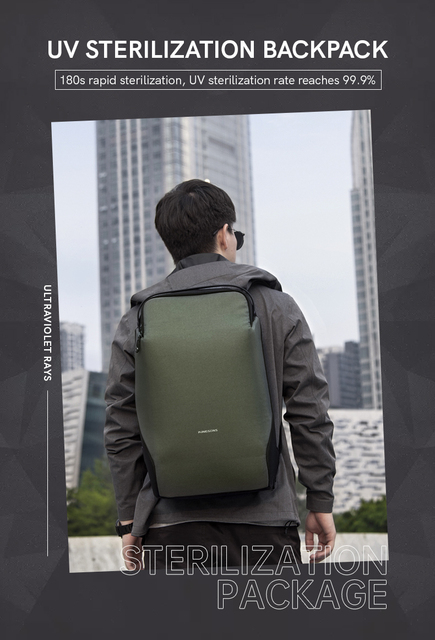 Plecak Kingsons nowego modelu na laptopa 15.6 cala, wielofunkcyjny, wodoodporny, z zabezpieczeniem przeciw kradzieży - Wianko - 1
