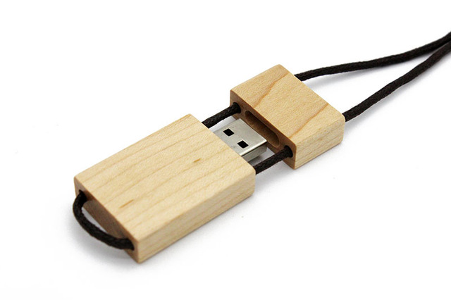 JASTER USB 2.0 Smycz Drewniany Pendrive 16GB/32GB/64GB - Darmowe Logo, Pamięć USB, Czerwone Drewno - Wianko - 13