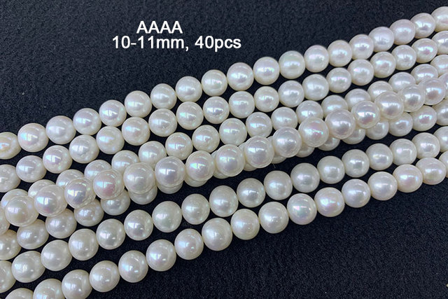 100% naturalne perły słodkowodne - koraliki o średnicy 7, 8, 9, 10 i 11mm do tworzenia biżuterii DIY (bransoletka, naszyjnik, kolczyki) - Wianko - 5