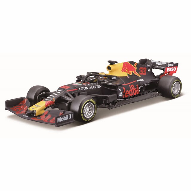 Bburago 1:43 Aston Martin Red Bull Racing RB15 2019 No.33 - model kolekcjonerski, przyjazny dla dzieci, samochód odlewany zabawkowy - Wianko - 1