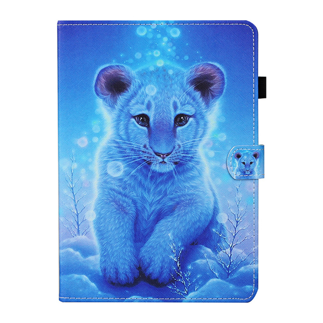 Obudowa na tablet Funda iPad Mini 6, 8.3 cala, motyw pandy, sowy i kotów, skórzana - Wianko - 7