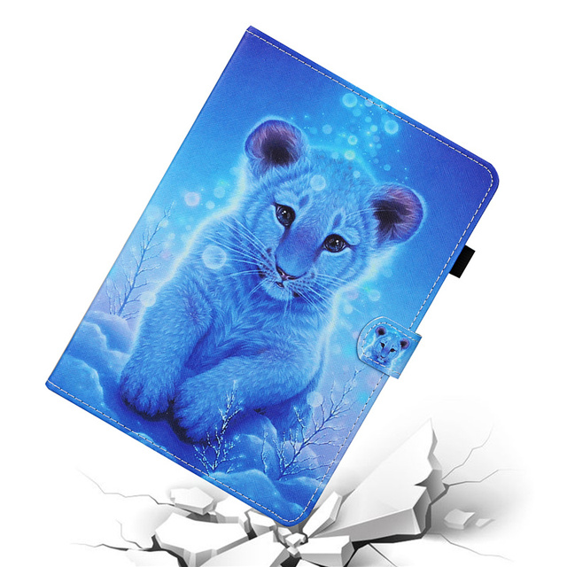 Obudowa na tablet Funda iPad Mini 6, 8.3 cala, motyw pandy, sowy i kotów, skórzana - Wianko - 14