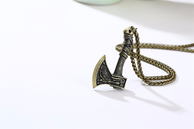 Mjolnir - młot Thora - norweski symbol - naszyjnik ze stali nierdzewnej - dwustronny wzór smoka - biżuteria w stylu wikingów - Wianko - 14