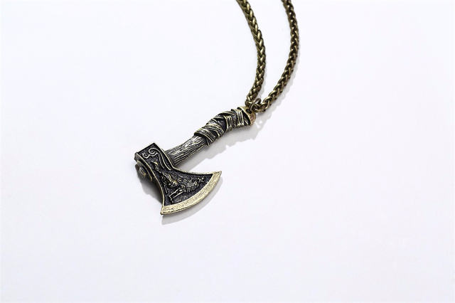 Mjolnir - młot Thora - norweski symbol - naszyjnik ze stali nierdzewnej - dwustronny wzór smoka - biżuteria w stylu wikingów - Wianko - 15