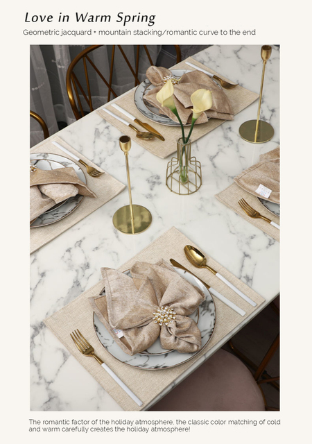 Serwetki stołowe bawełniane na Decoupage dekoracyjne z motywem ślubnym do naczyń kuchennych - Wianko - 2