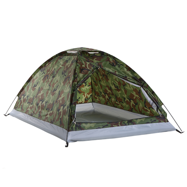Namiot TOMSHOO Ultralight 2-osobowy, jednowarstwowy, wodoodporny (PU1000mm) z torbą - idealny na piesze wycieczki i podróże - Wianko - 4