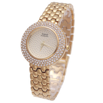 Srebrny damski zegarek kwarcowy na rękę z wyższym standardem jakości G & D 2021 - Wianko - 16