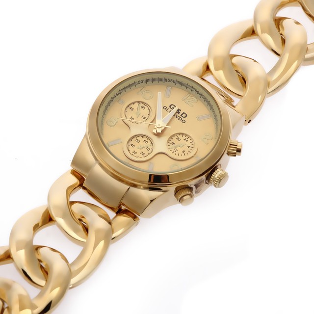 Srebrny damski zegarek kwarcowy na rękę z wyższym standardem jakości G & D 2021 - Wianko - 7