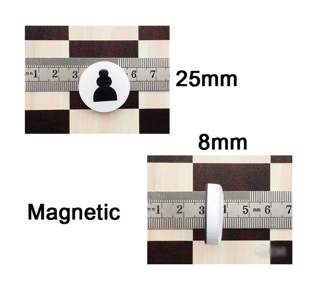 Zestaw szachów magnetycznych EVA - solidne plastikowe szachy przenośne z płytą ścienną - Wianko - 4