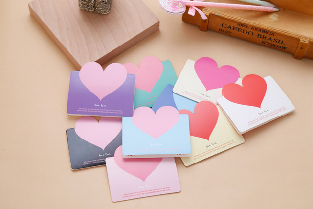 Zestaw 10 kartek z życzeniami serce miłość, słodkie błogosławieństwo, koperty: kartki na Boże Narodzenie i Walentynki - Wianko - 29