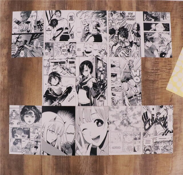 50 sztuk japońska Manga - Jujutsu Kaisen Anime, kolaż na ścianę, szykowny zestaw z nadrukiem - Wianko - 8