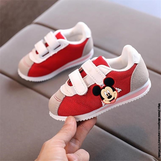 Trampki dziecięce dla chłopców Maluch niemowlę buty Mickey - oddychające, kaczki - Wianko - 5
