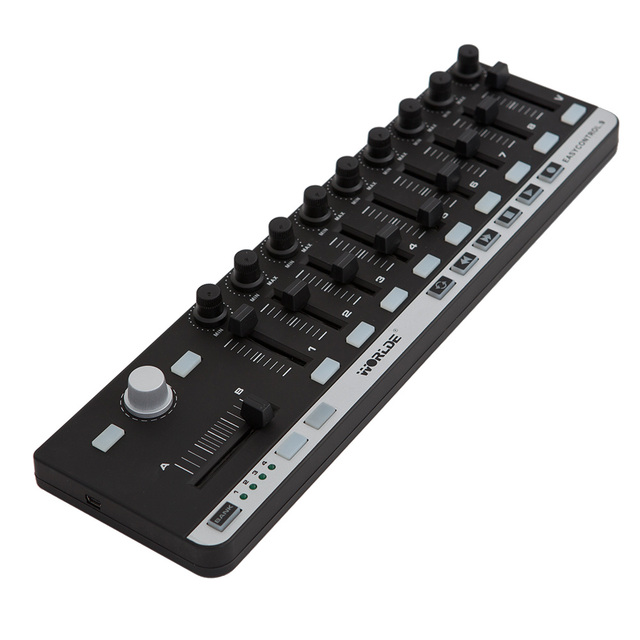 Przenośne Mini USB 9 kontroler MIDI Slim-Line Worlde EasyControl.9 - Gorąca sprzedaż! - Wianko - 5