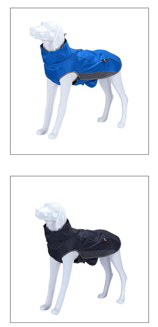 Polarowy odblaskowy płaszcz przeciwdeszczowy dla średnio dużych psów: wodoodporna, oddychająca kurtka - Wianko - 4