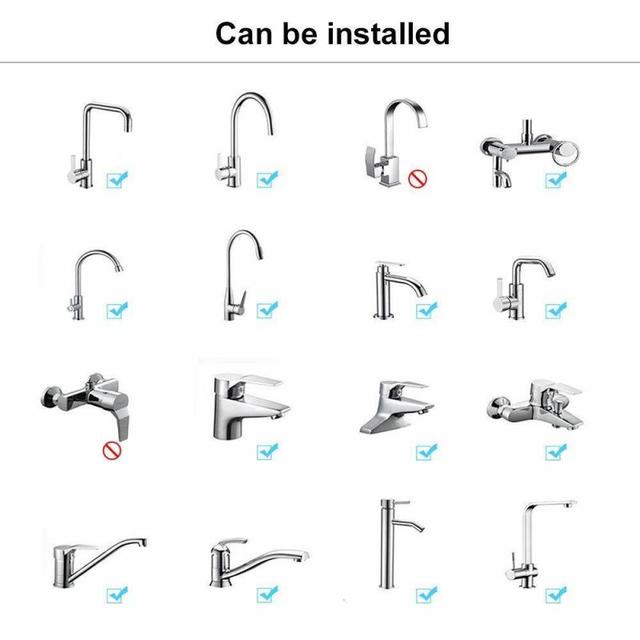 Dysza filtrująca do kranu z funkcją dyfuzora, zawieszana w kuchennym zlewozmywaku lub adapter łazienkowy - Aerator - Wianko - 10