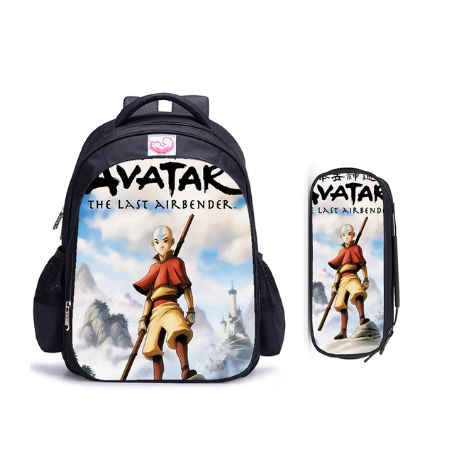 Plecak dla dzieci i nastolatków Avatar ostatni Airbender 16 cali - Wianko - 17
