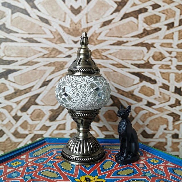 Lampa biurkowa dekoracyjna turecki retro romantyczna dla sypialni, studium, restauracji i hoteli - Wianko - 13