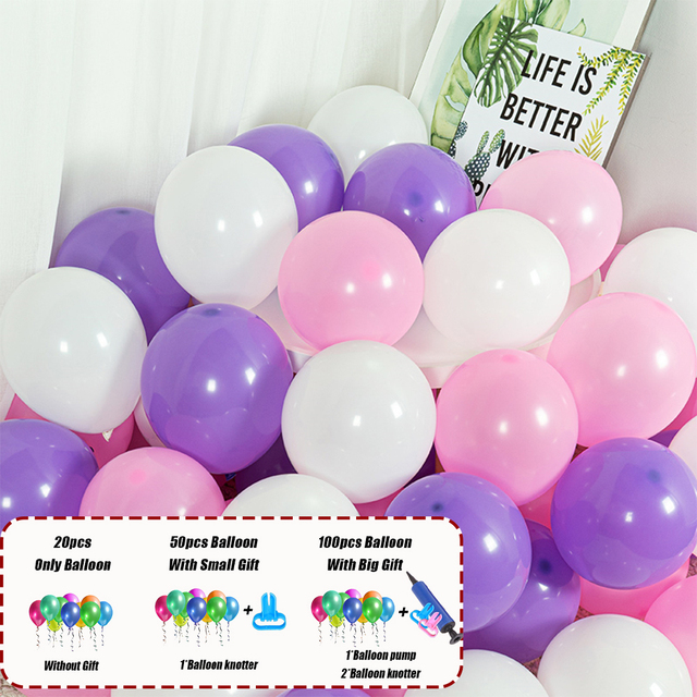 100 sztuk lateksowych balonów o średnicy 10 cali w perłowym wykończeniu, w zestawie z pompką do helem - idealne na wesele, urodziny i prezenty dla dzieci - Wianko - 11