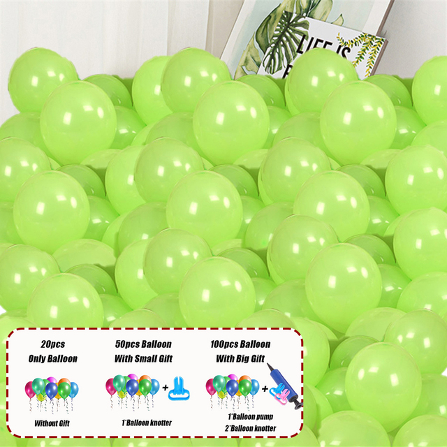 100 sztuk lateksowych balonów o średnicy 10 cali w perłowym wykończeniu, w zestawie z pompką do helem - idealne na wesele, urodziny i prezenty dla dzieci - Wianko - 13