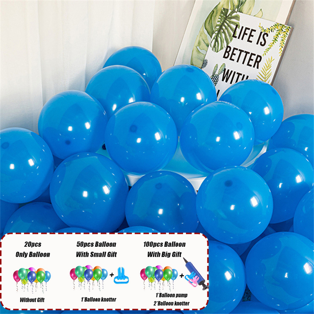 100 sztuk lateksowych balonów o średnicy 10 cali w perłowym wykończeniu, w zestawie z pompką do helem - idealne na wesele, urodziny i prezenty dla dzieci - Wianko - 5