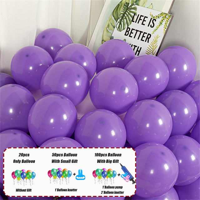 100 sztuk lateksowych balonów o średnicy 10 cali w perłowym wykończeniu, w zestawie z pompką do helem - idealne na wesele, urodziny i prezenty dla dzieci - Wianko - 4